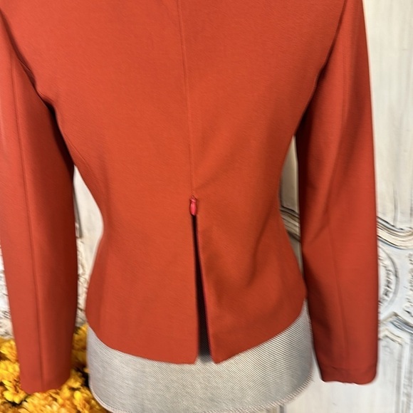 Plex Collection Demure High Collar and Tie Neckline Long Sleeve Top Size 9 - Picture 9 of 13